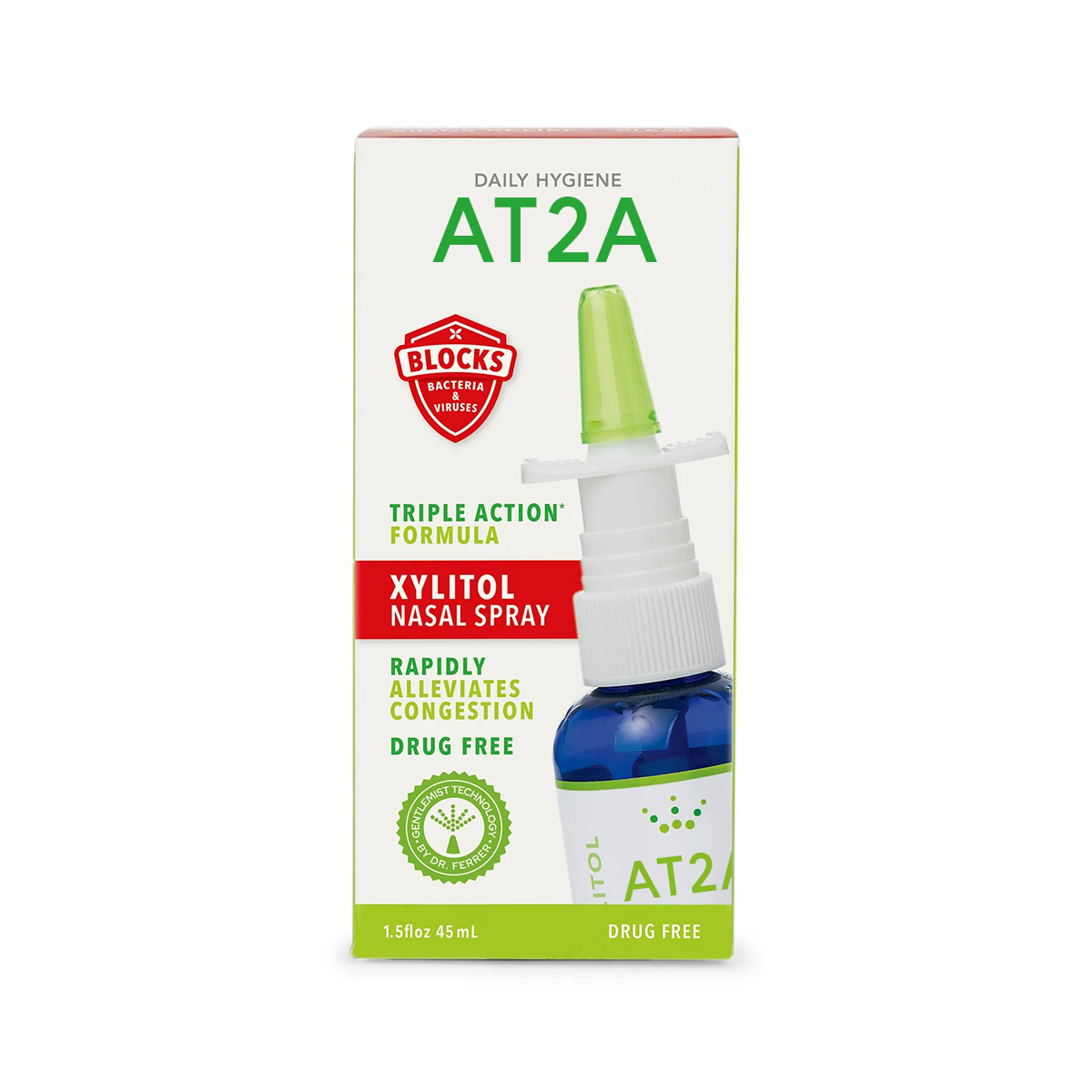 AT2A Xylitol Nasal Spray, 1.5oz