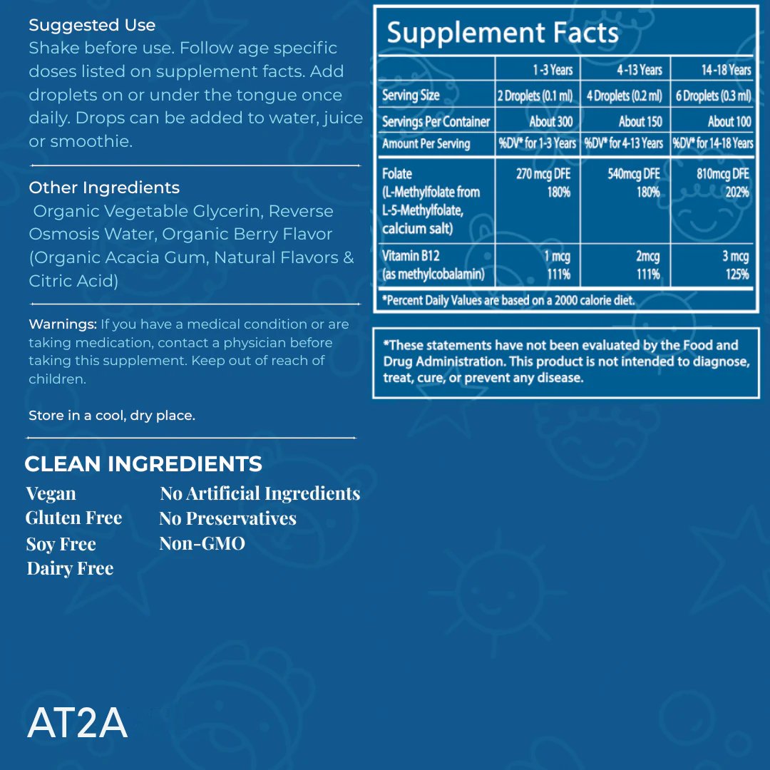 AT2A Kids Methylfolate